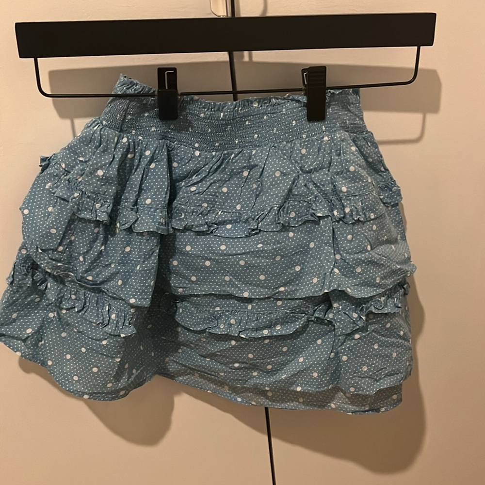 Loveshackfancy kids Billie polka dot skirt
